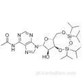 Adenosina, N-acetil-3 &#39;, 5&#39;-O- [1,1,3,3- tetraquis (1-metiletil) -1,3-disiloxanodiil] - CAS 85335-73-5